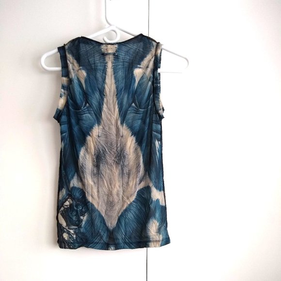 Vintage 2010 JEAN PAUL GAULTIER Soliel Fuzzi Muscle Print Tank Top - Picture 5 of 16